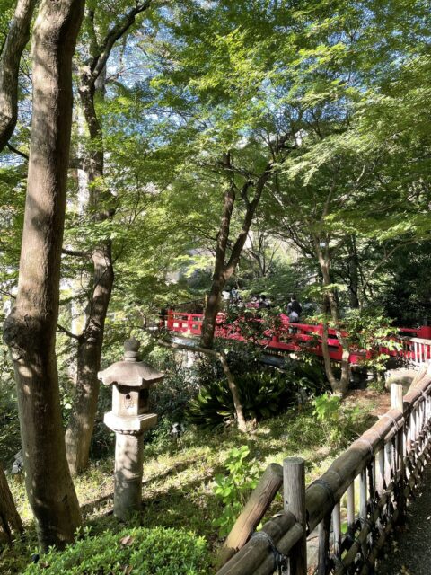 弁慶橋（椿山荘の庭園）