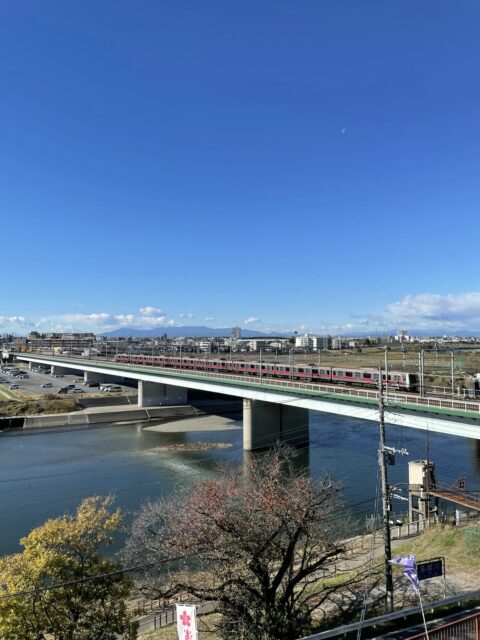 展望台→「富士山」と「電車」