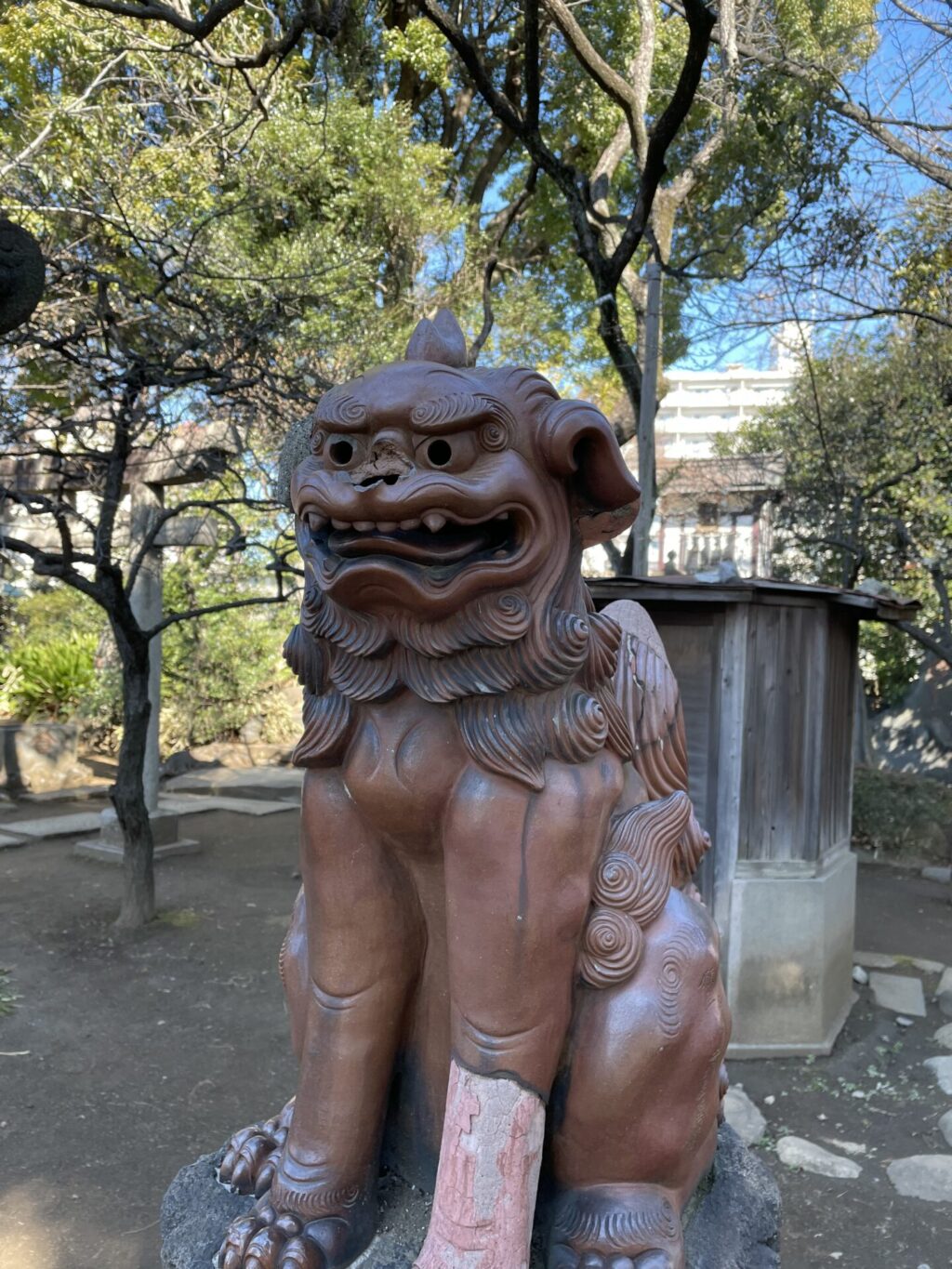 狛犬③（品川神社）