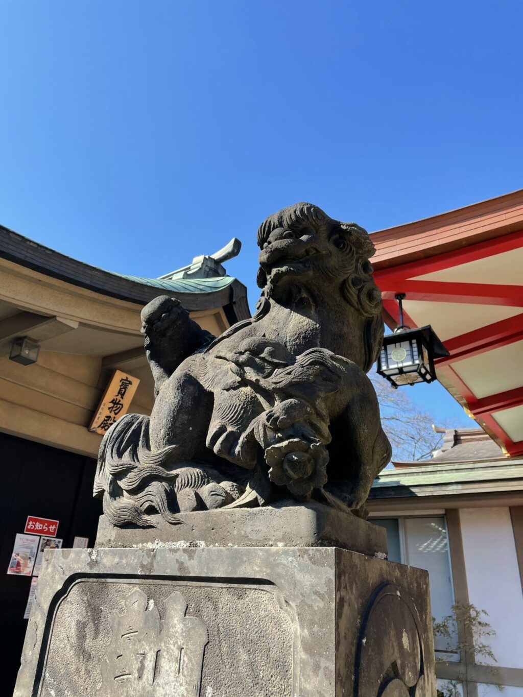 本殿 狛犬（品川神社）
