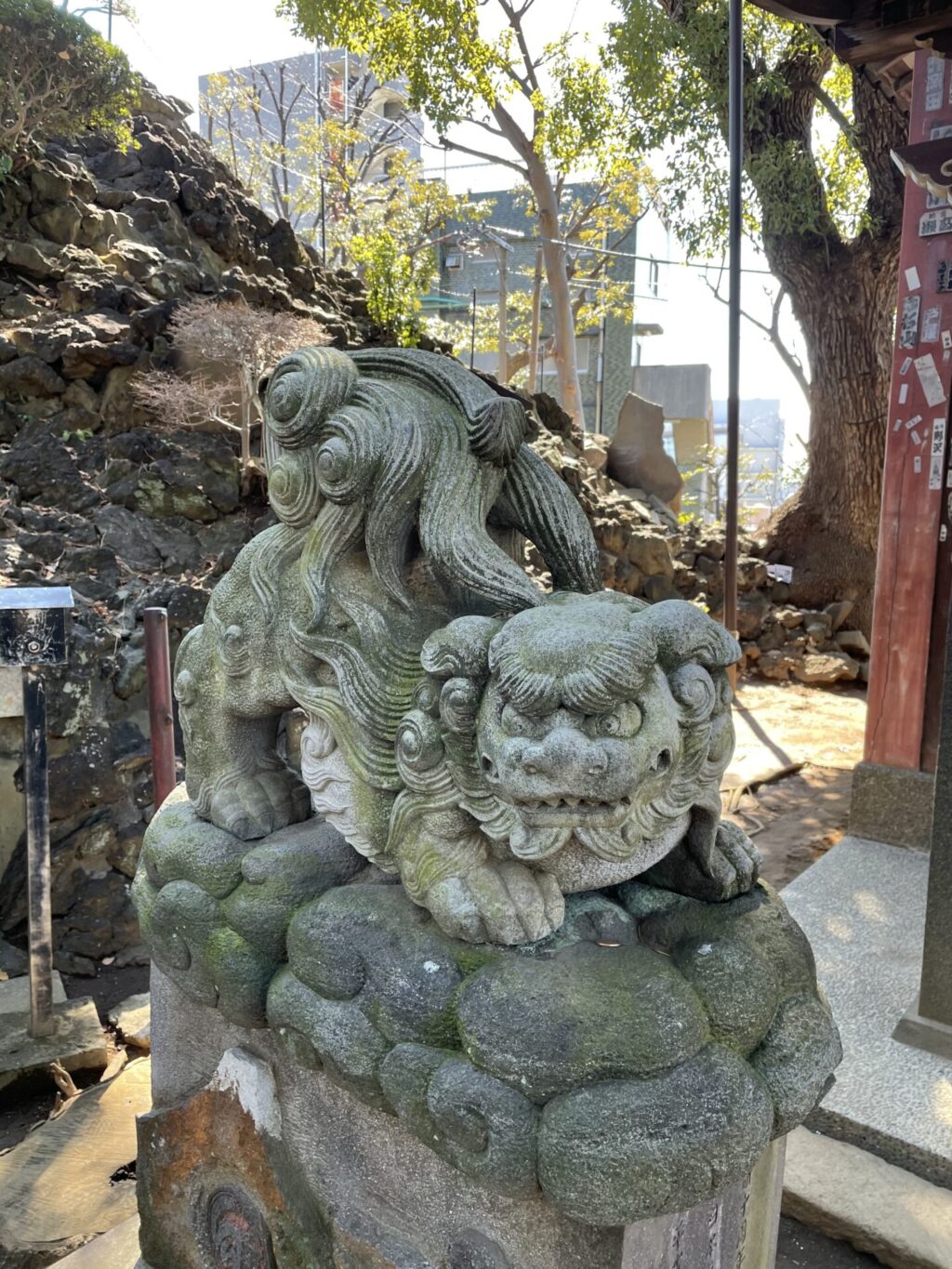 狛犬（浅間神社）