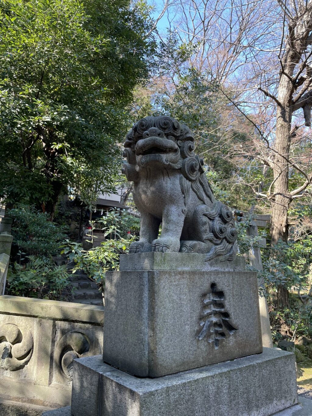 狛犬②（赤坂氷川神社）
