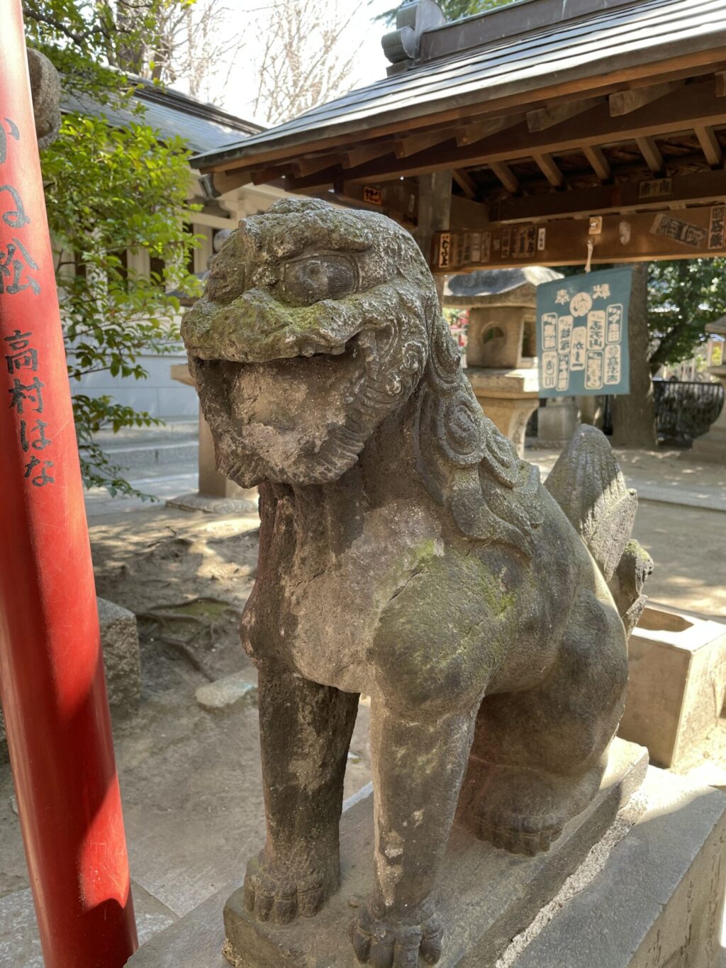 狛犬①（永昌五社稲荷神社）