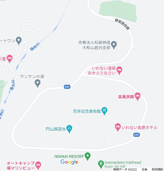 円山エリア（案内図）