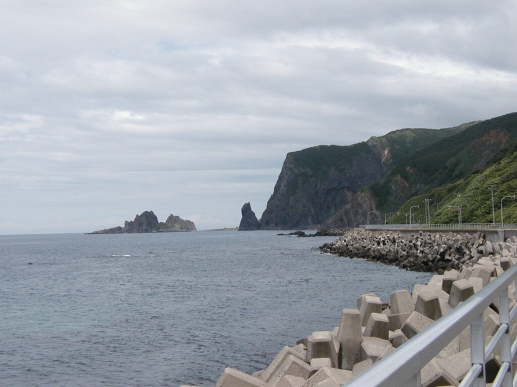 神威岬への向かう道中