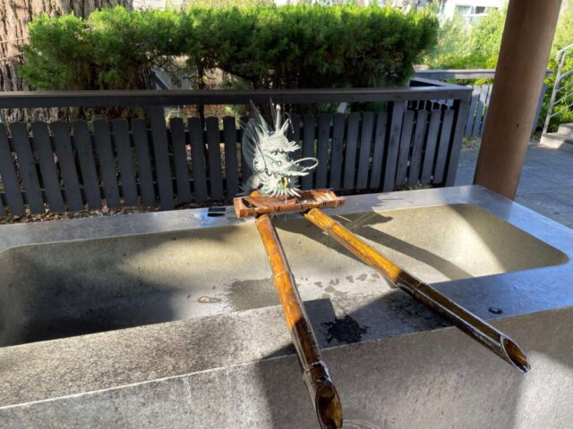 手水舎②（熊野神社）