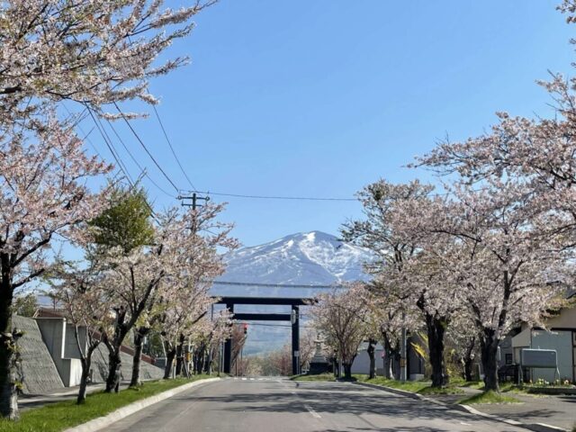 第一鳥居前（岩内神社）