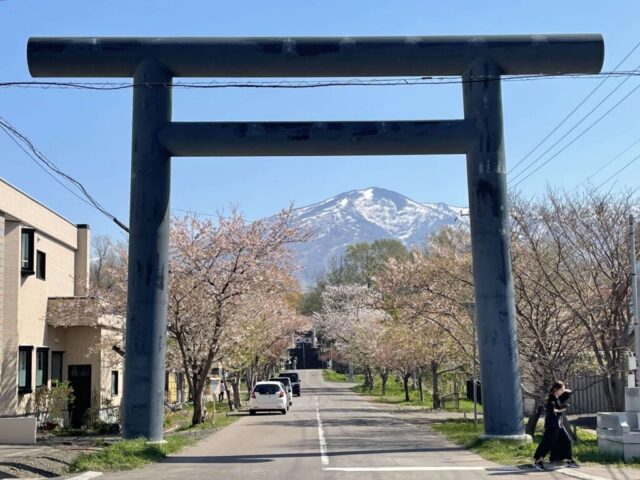 第二鳥居（岩内神社）