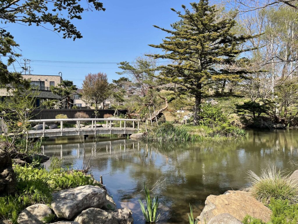 迎賓の場→「木橋」（岩内町）