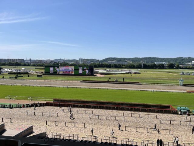 指定席→「正面」（東京競馬場）