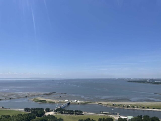 観覧車→「東京湾」方面（葛西臨海公園）