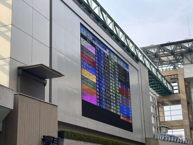 パドック 12R（福島競馬場）