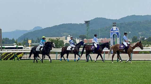 本馬場入場 12R（福島競馬場）