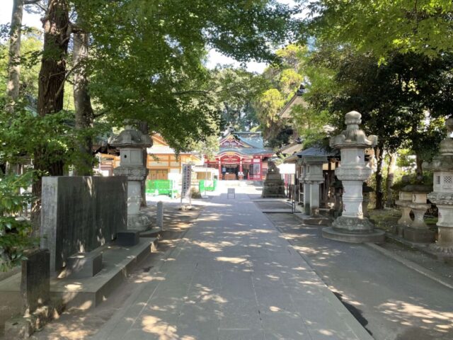 山王鳥居→「拝殿」（日枝神社）