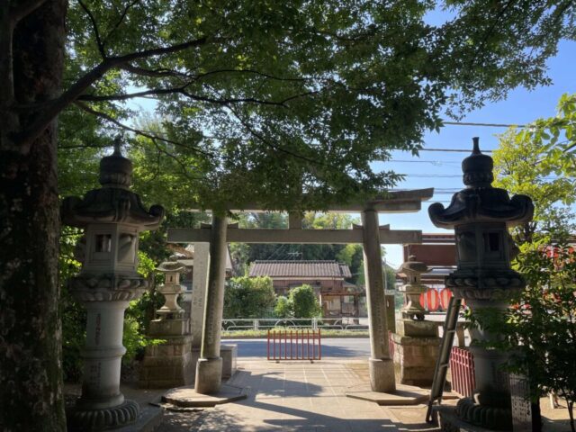 参道→「山王鳥居」（日枝神社）