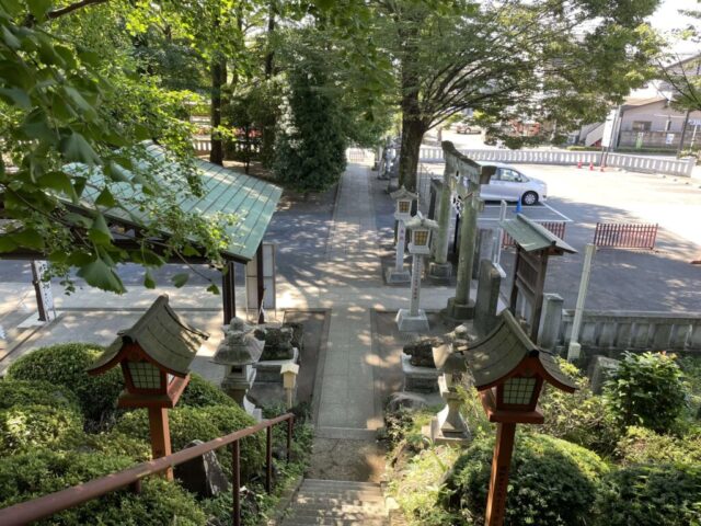 拝殿→「鳥居」（御嶽神社）