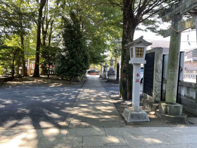 参道→「鳥居」（御嶽神社）