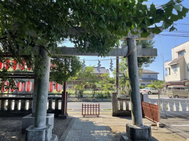 参道→「鳥居」②（御嶽神社）