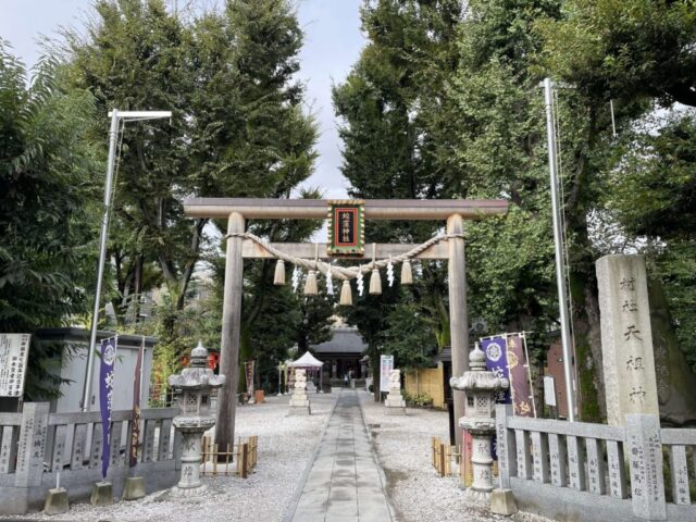 鳥居前（蛇窪神社）