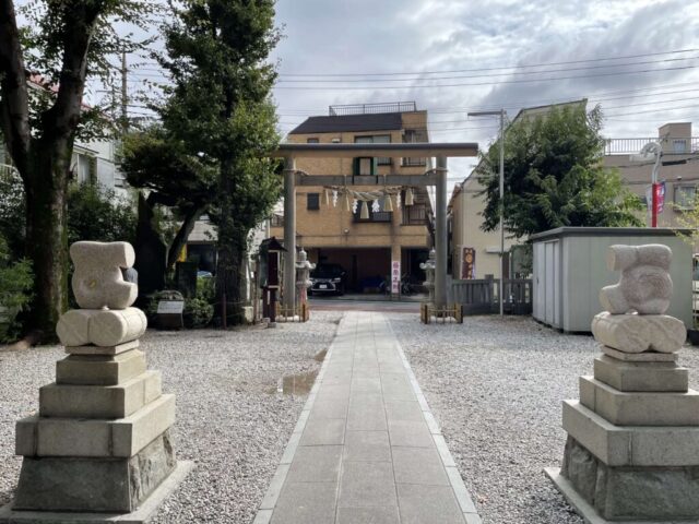 参道→「鳥居」（蛇窪神社）