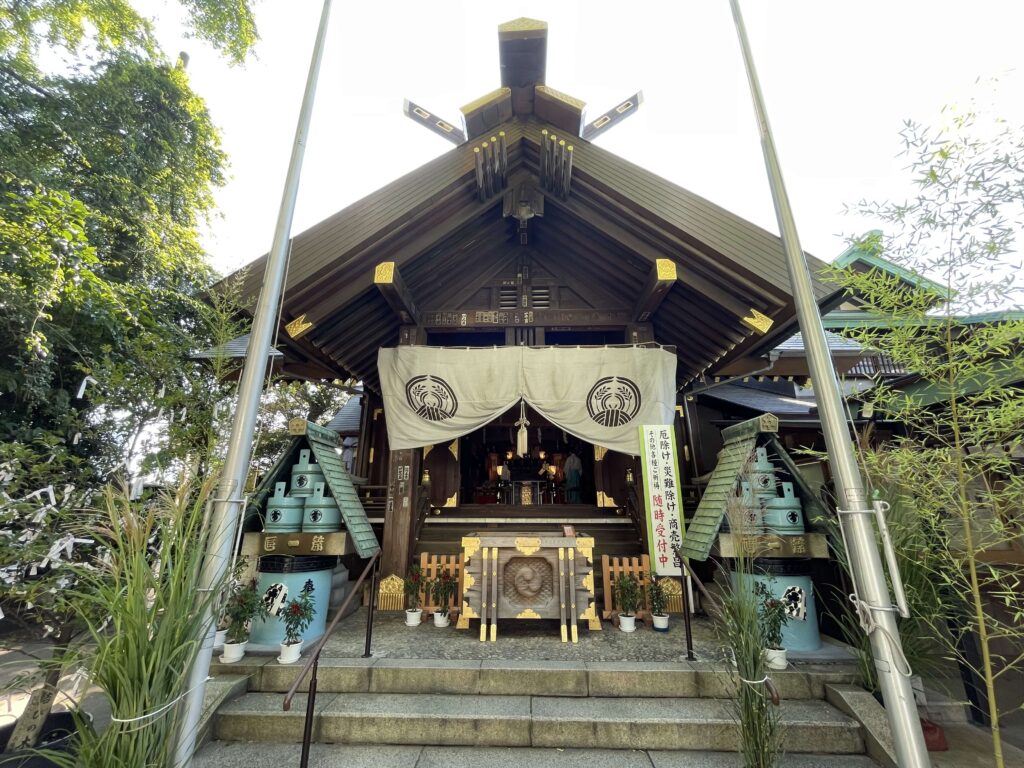 拝殿（波除神社）