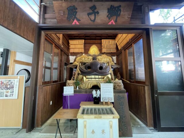 厄除天井獅子（波除神社）