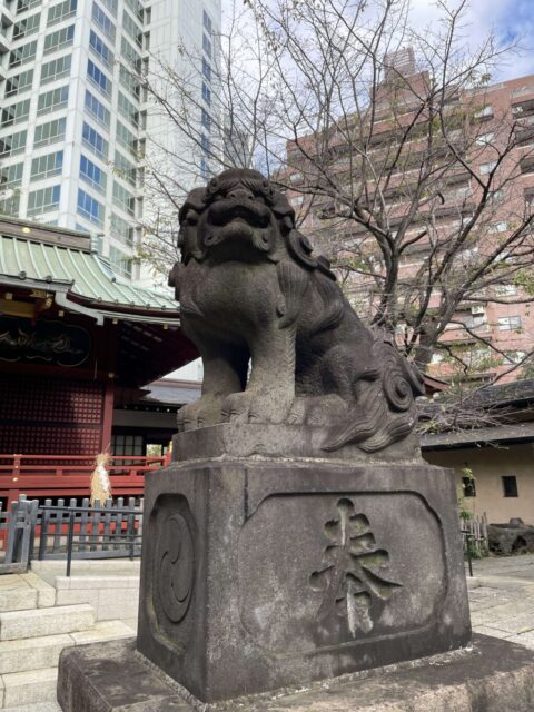 狛犬（金王八幡宮）