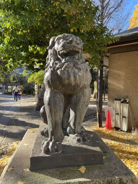 狛犬②（鳩森八幡神社）