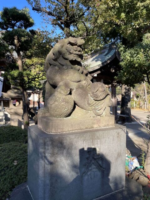 狛犬（鳩森八幡神社）