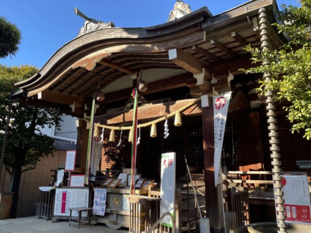 拝殿⑤（鳩森八幡神社）