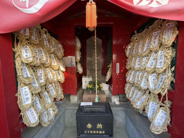 庚申塚②（鳩森八幡神社）