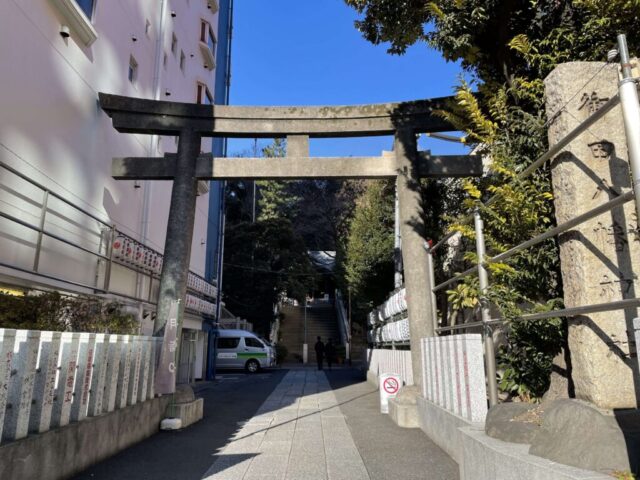 鳥居前（御田八幡神社）