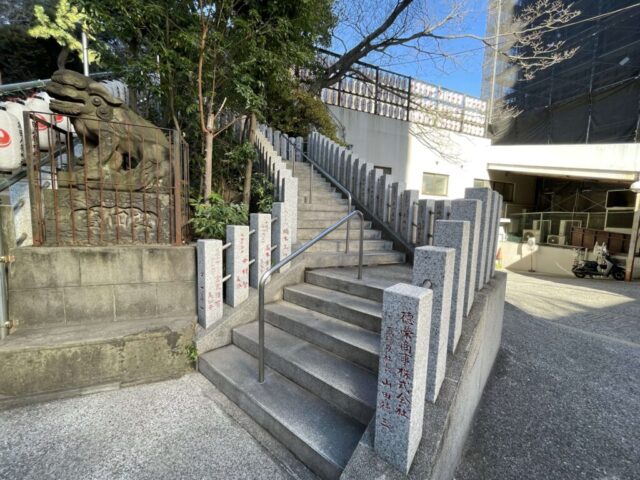 石段（御田八幡神社）