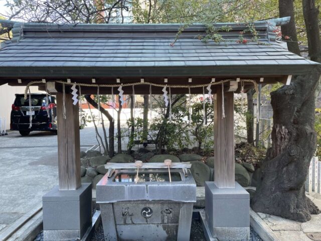 手水舎（御田八幡神社）