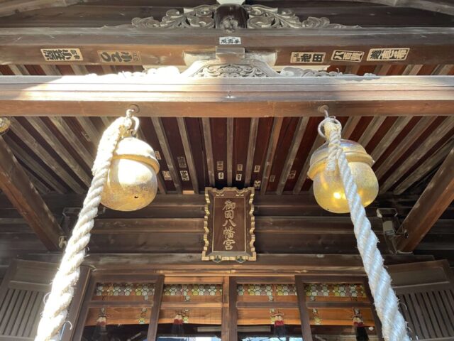 拝殿③（御田八幡神社）