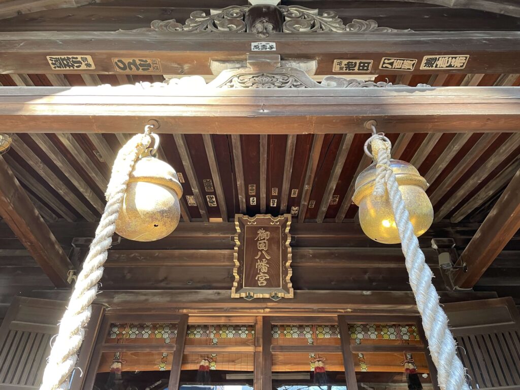 拝殿③（御田八幡神社）