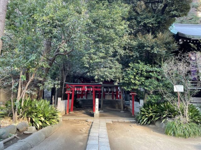 境内社 鳥居（御田八幡神社）