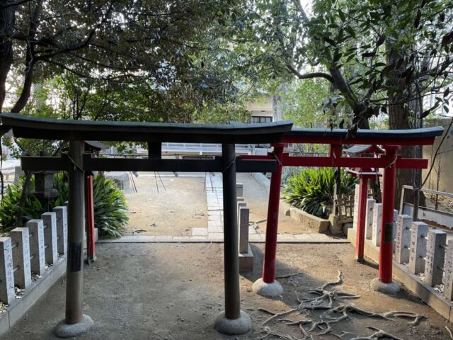 境内社→「鳥居」（御田八幡神社）