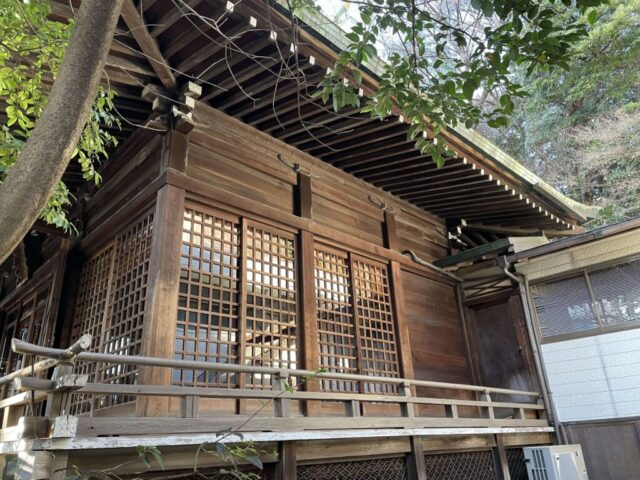 本殿 横（御田八幡神社）