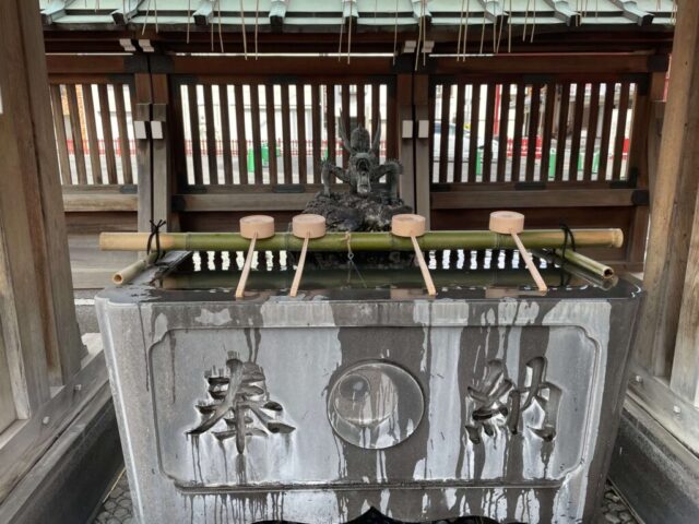 手水舎②(鷲神社)
