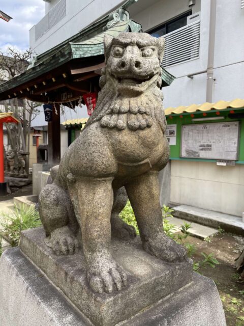 狛犬(吉原神社)
