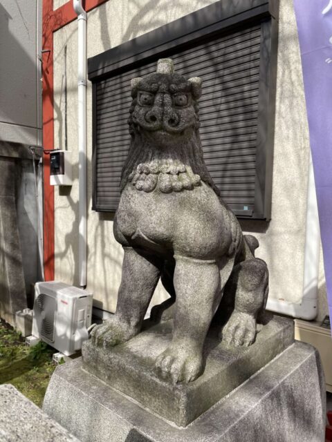 狛犬(吉原神社)