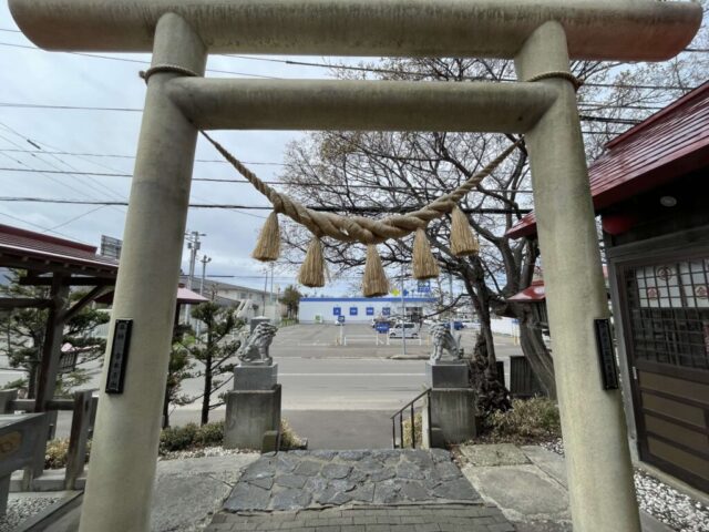 拝殿→「鳥居」(金刀比羅神社)