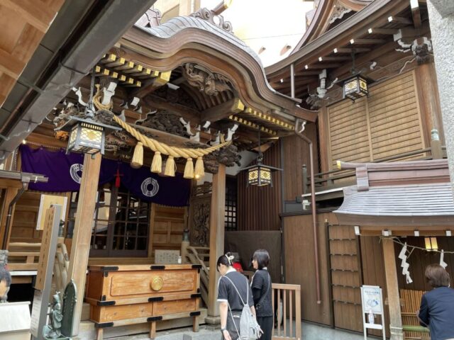 拝殿・神楽殿（小網神社）