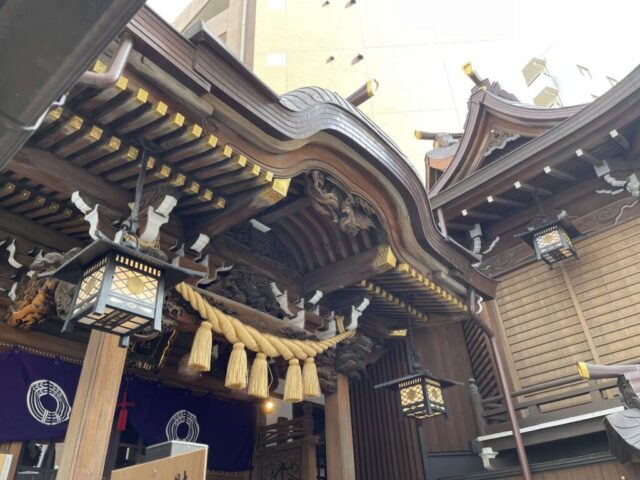 拝殿・神楽殿②（小網神社）