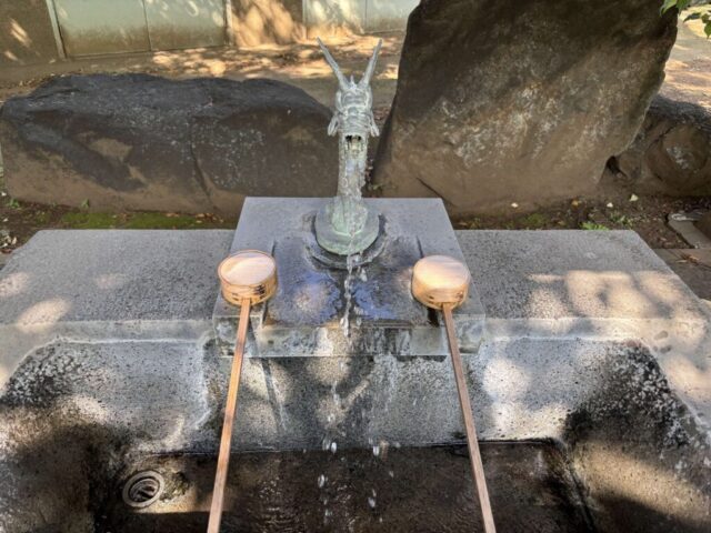 手水舎②(北野神社)