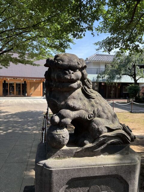 門扉→「狛犬」(北野神社)