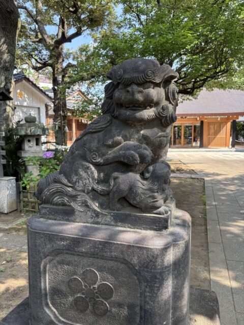 門扉→「狛犬」(北野神社)