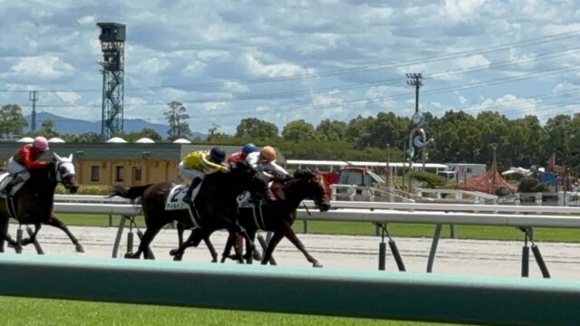 第4R 2歳未勝利メイクデビュー中京 1,400メートル(芝)→「目の前」②