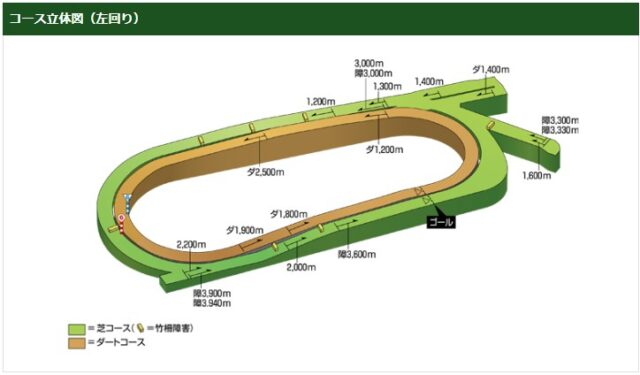 コースマップ(中京競馬場)